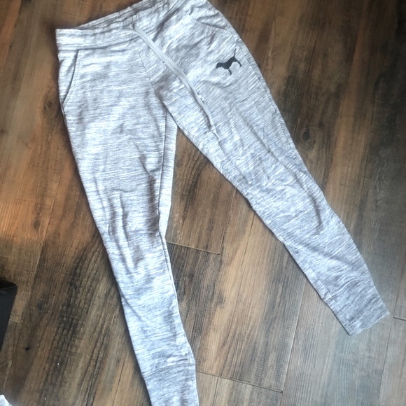 Victoria Secret PINK Grey Sweatpants 🏝Tropical ☀️ - Picture 3 of 5